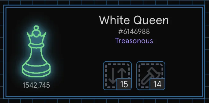 A queen with the 'treasonous' achievement'